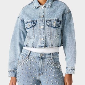 SPARKLE DENIM JACKET