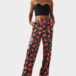 POWER BLOOM PANT BLACK