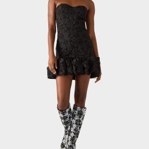 DRESSED TO FRILL DRESS BLACK