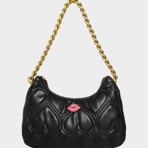 SMOOCHES SHOULDER BAG BLACK | RE:LUV