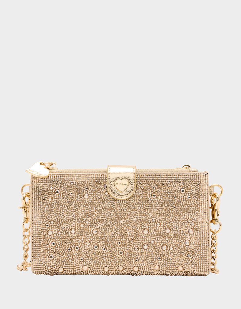 WALLET ON CHAIN PHONE HOLDER CHAMPAGNE