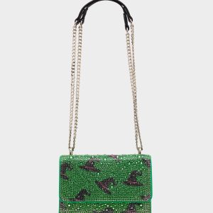 HATS OFF CONVERTIBLE RHINESTONE GREEN