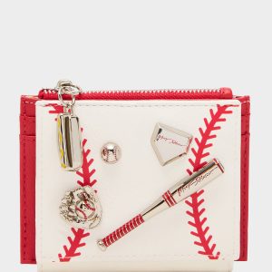 PLAYING THE FIELD WALLET CREAM