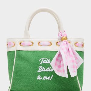 TALK BIRDIE TO ME SATCHEL GREEN