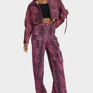 AMI CARGO PANTS PINK