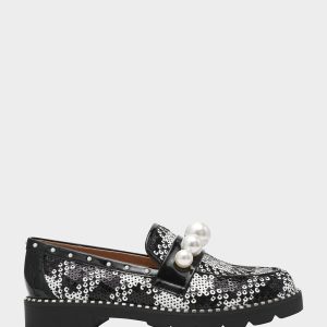 HARLOE BLACK WHITE PLAID