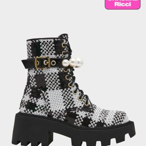 JONNIE BLACK WHITE PLAID | RE:LUV