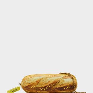 KITSCH BAGUETTE ABOUT IT SHOULDER BAG TAN