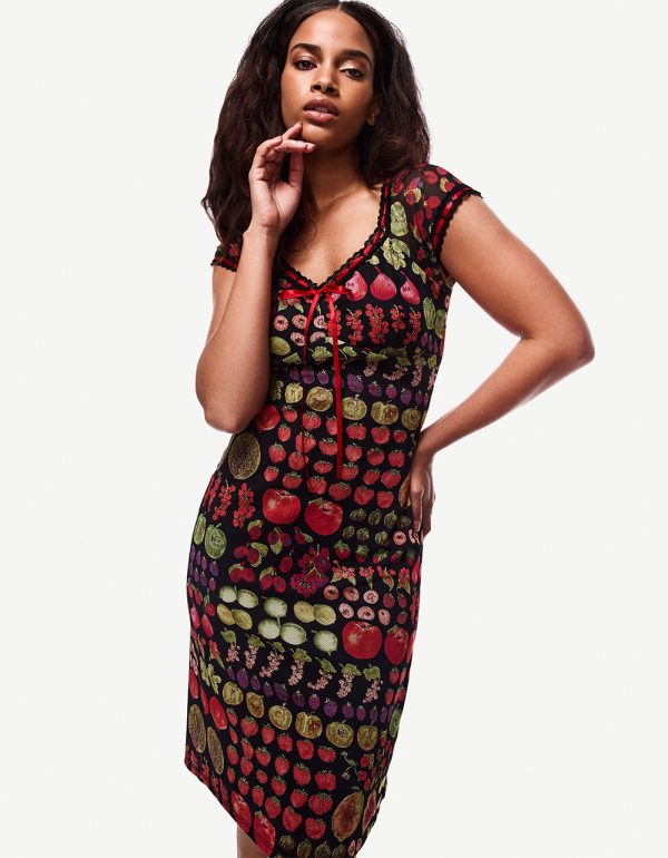 betsey johnson fruit dress ISO Vintage 90s Betsey Johnson Fruit Print Dress : r/findfashion