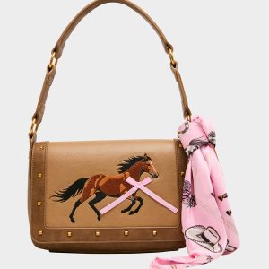 THE MANE EVENT SHOULDER BAG BROWN